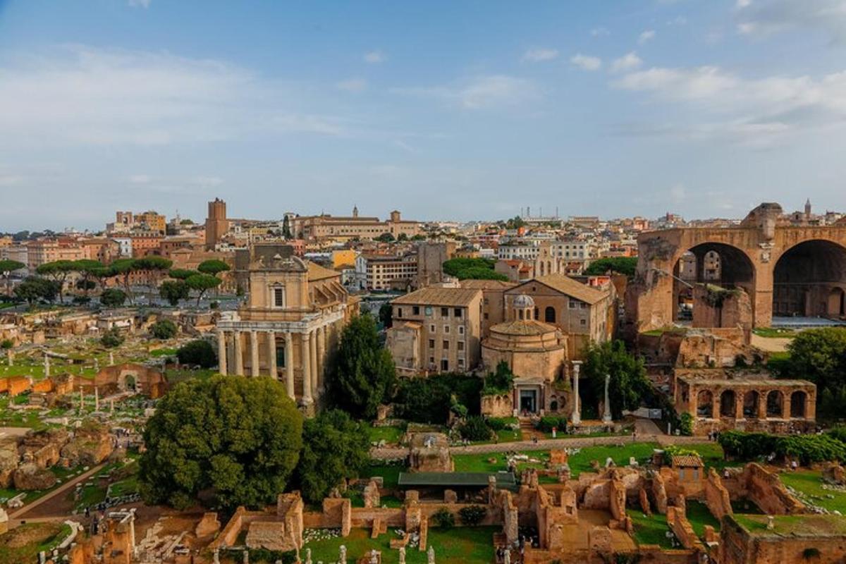 o vedere aeriană a orașului Roma