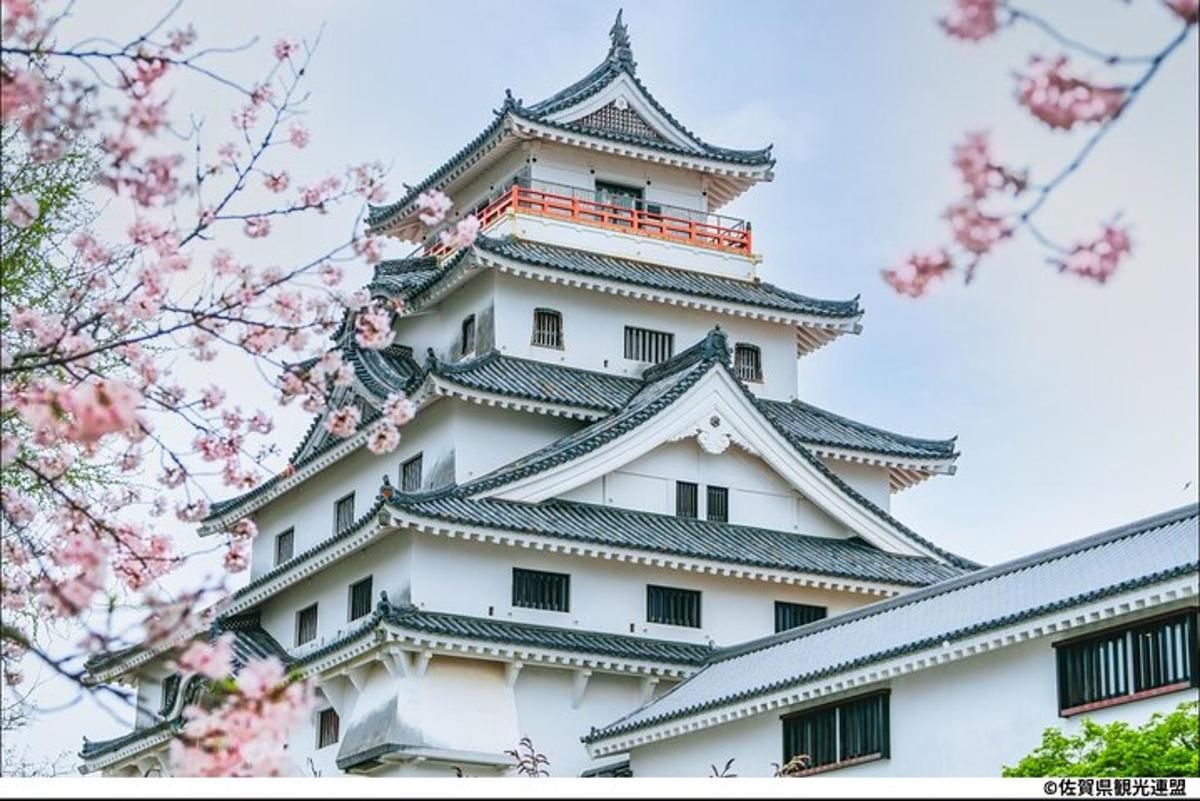 a tall white building with a pagoda
