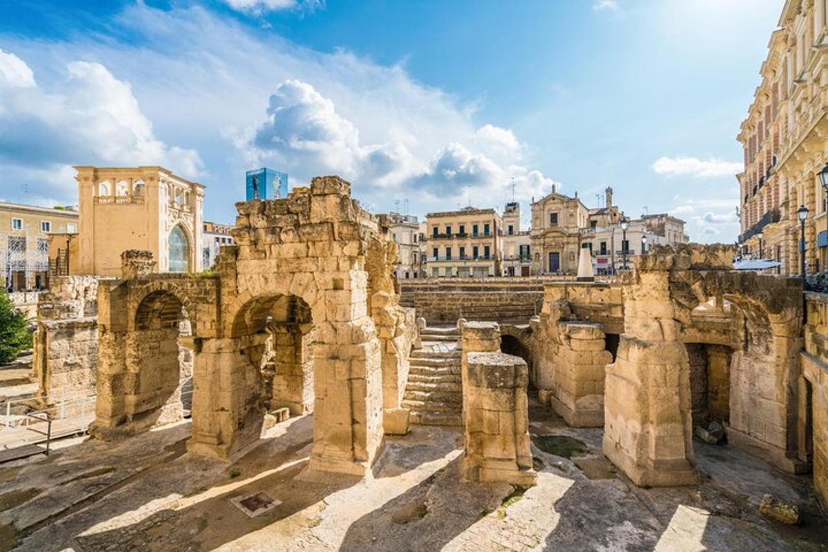 a view of the ruins of an ancient city