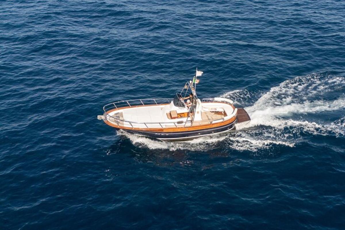 a boat in the middle of the water