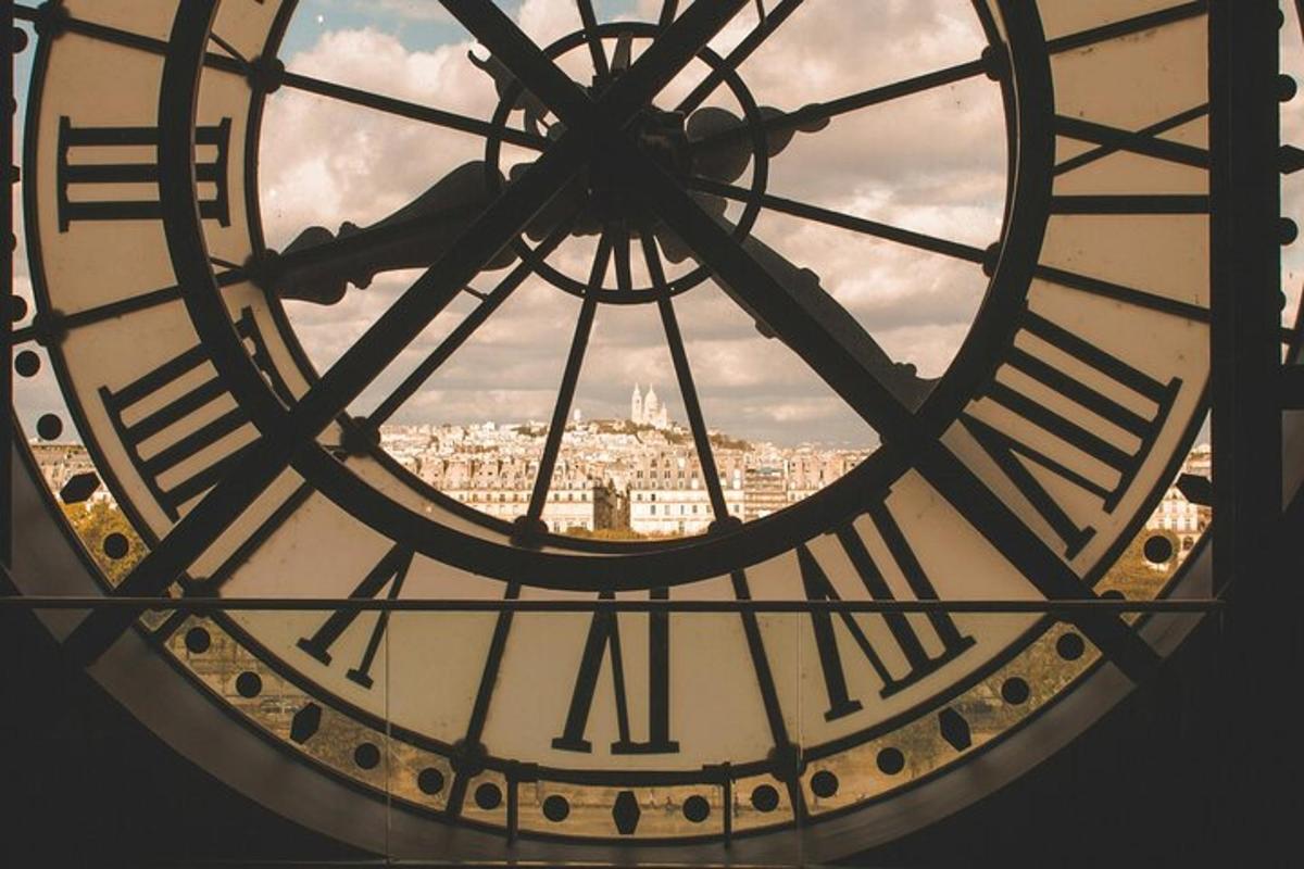 a view of the city from a clock tower