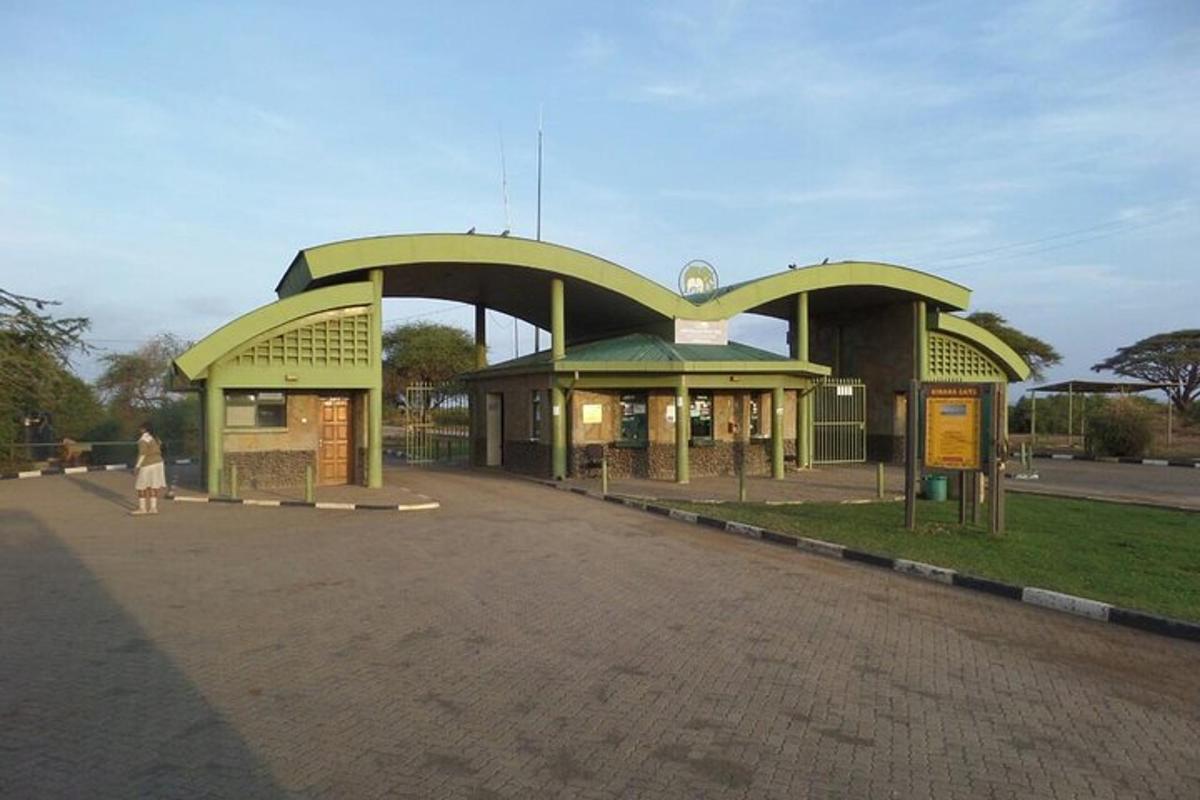 a building with a domed roof in a park