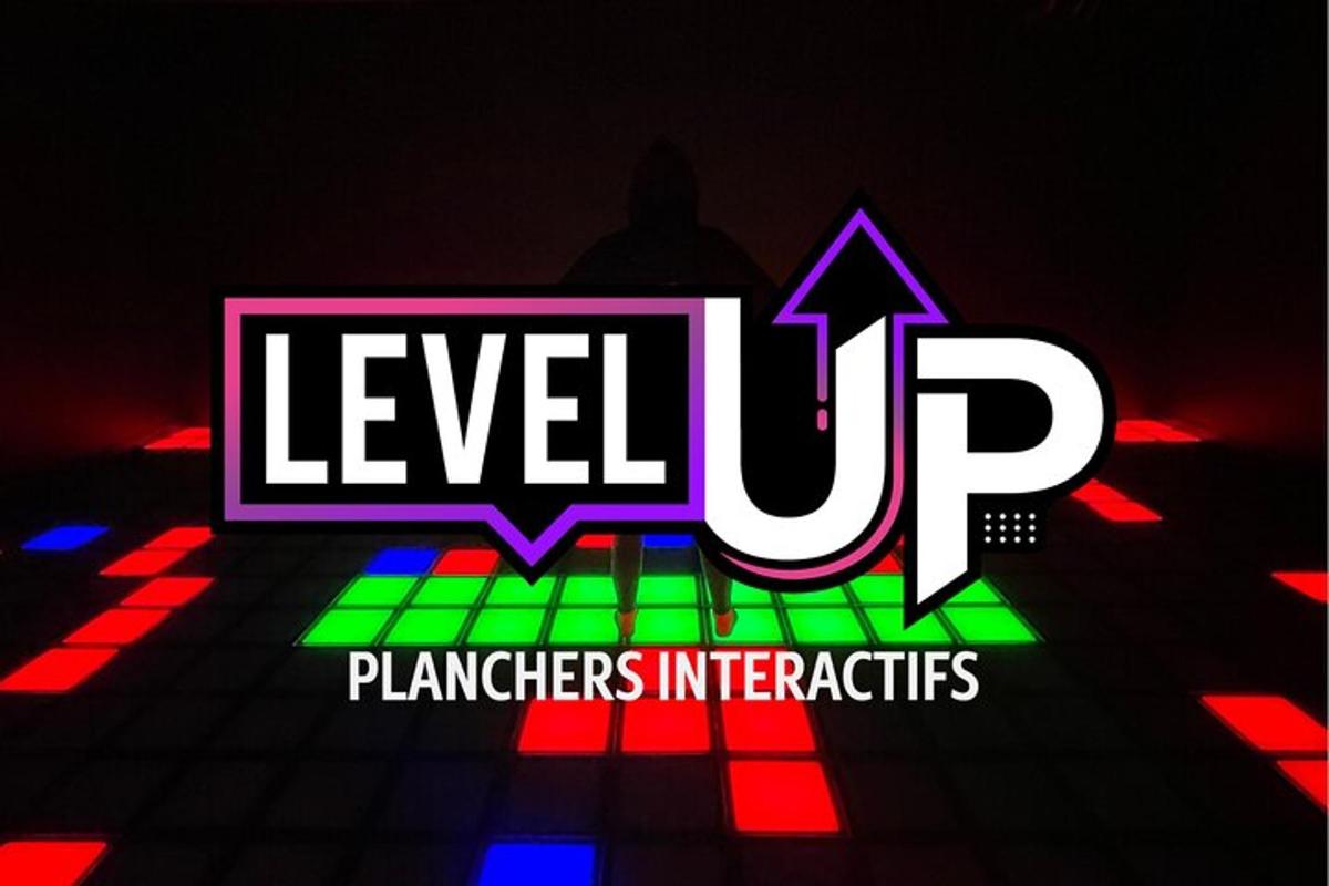 a logo for a level up game players ingredients
