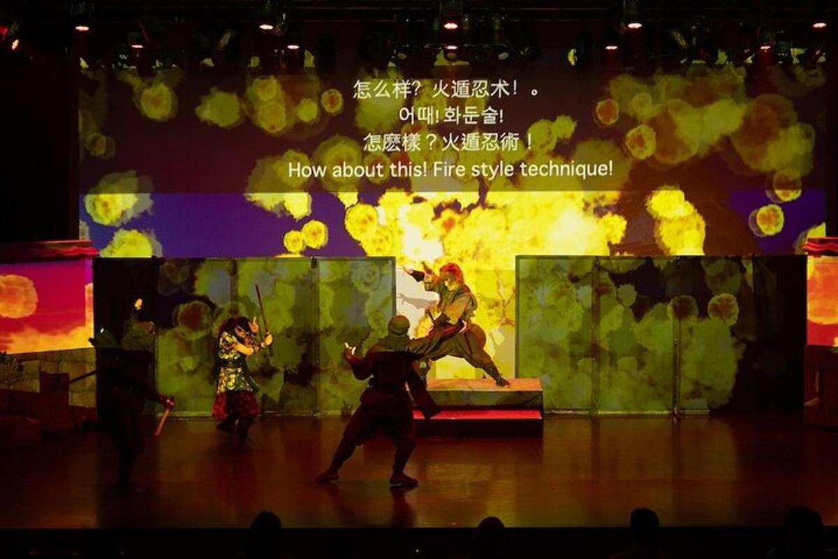 a group of people dancing on a stage