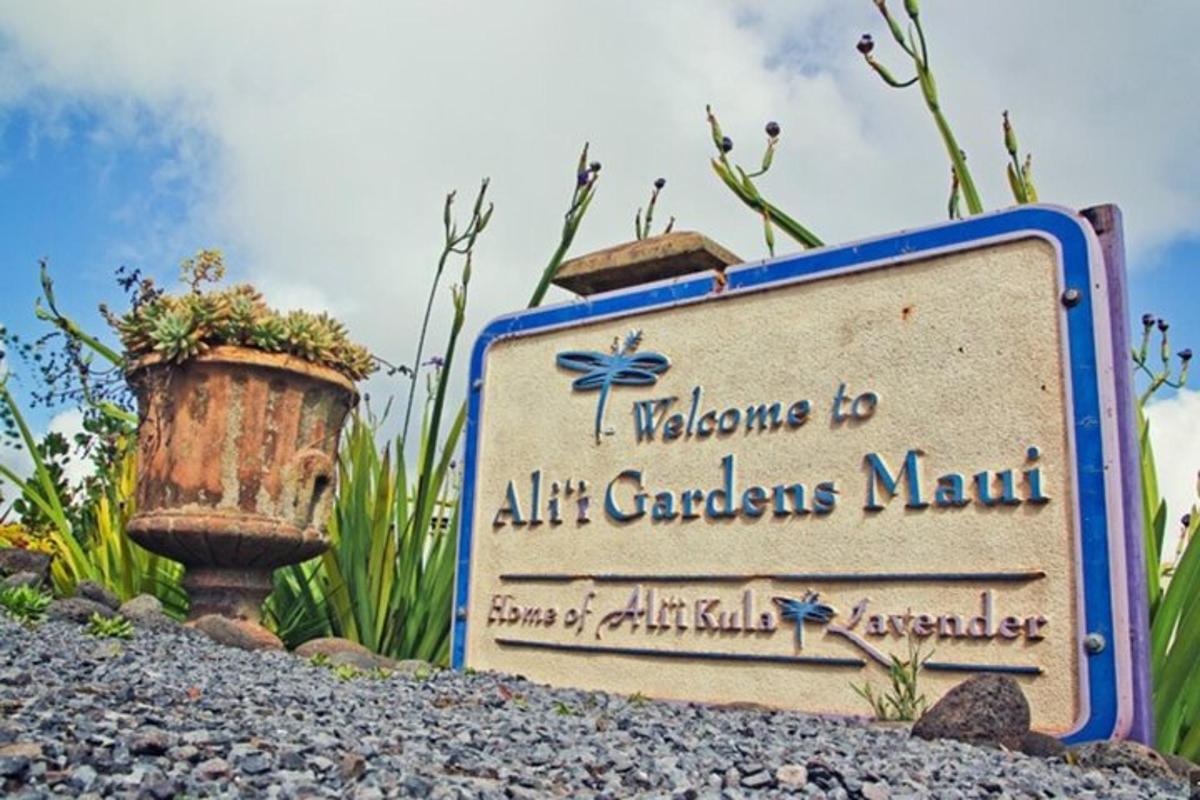 một dấu hiệu chào mừng đến với trung tâm mua sắm Alligator Gardens