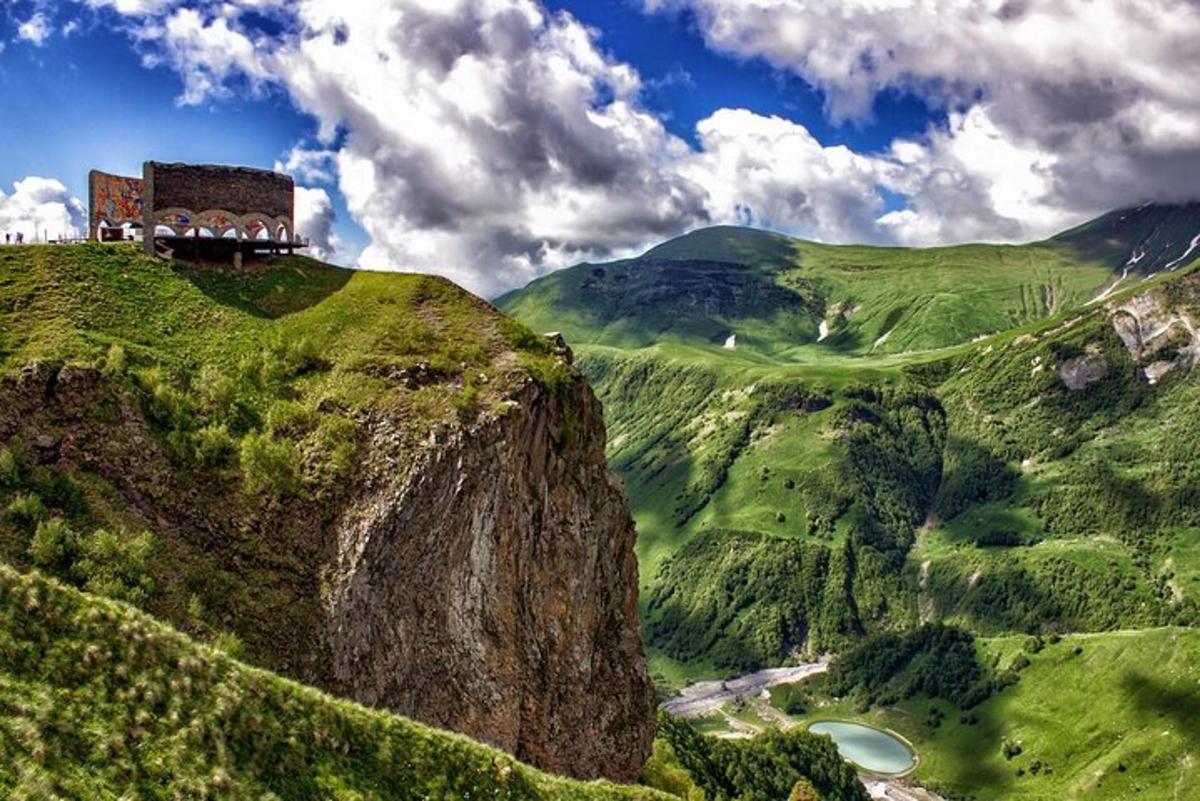 a building on the side of a mountain