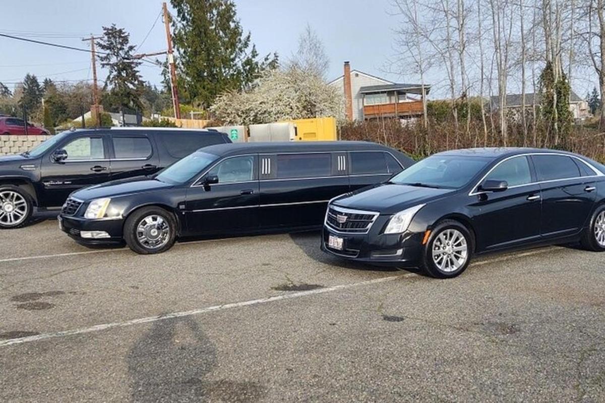 un paio di auto parcheggiate in un parcheggio