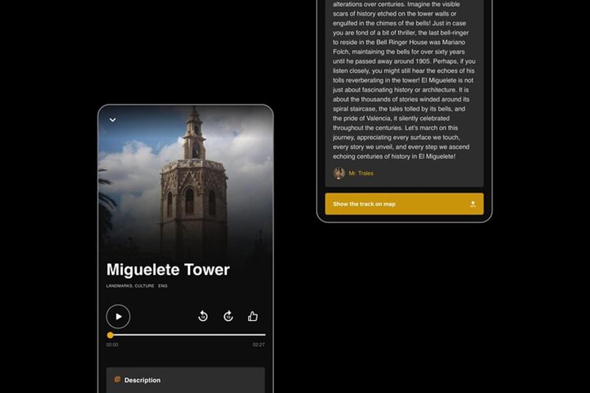 en mobiltelefon med et bilde av et klokketårn