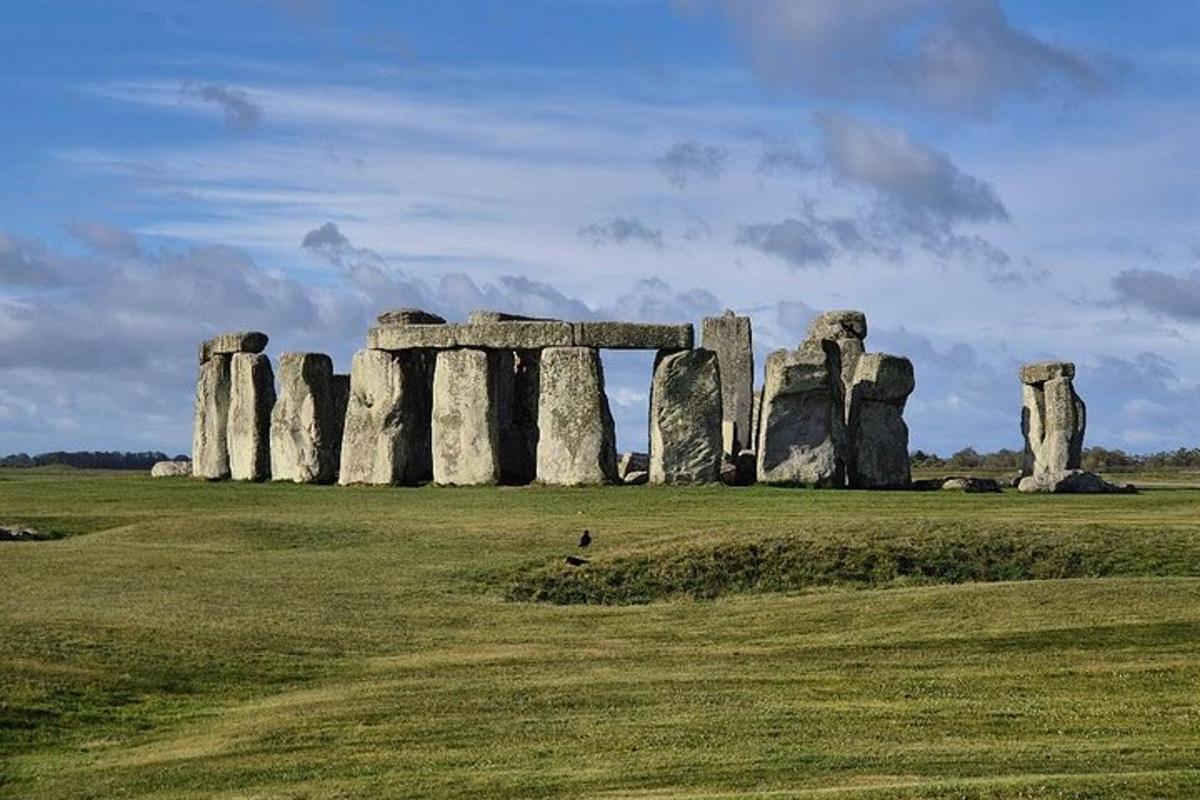 stari spomenik Stonehengea u polju trave