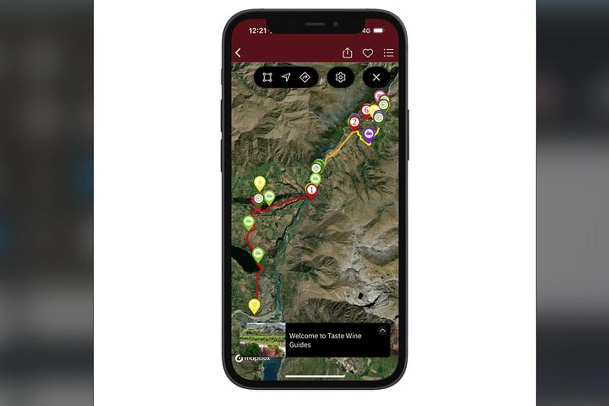 Una imagen de la cámara de Google Pixel con un mapa.