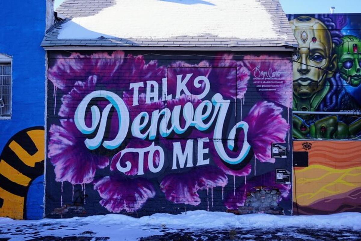 a building with graffiti on the side of it