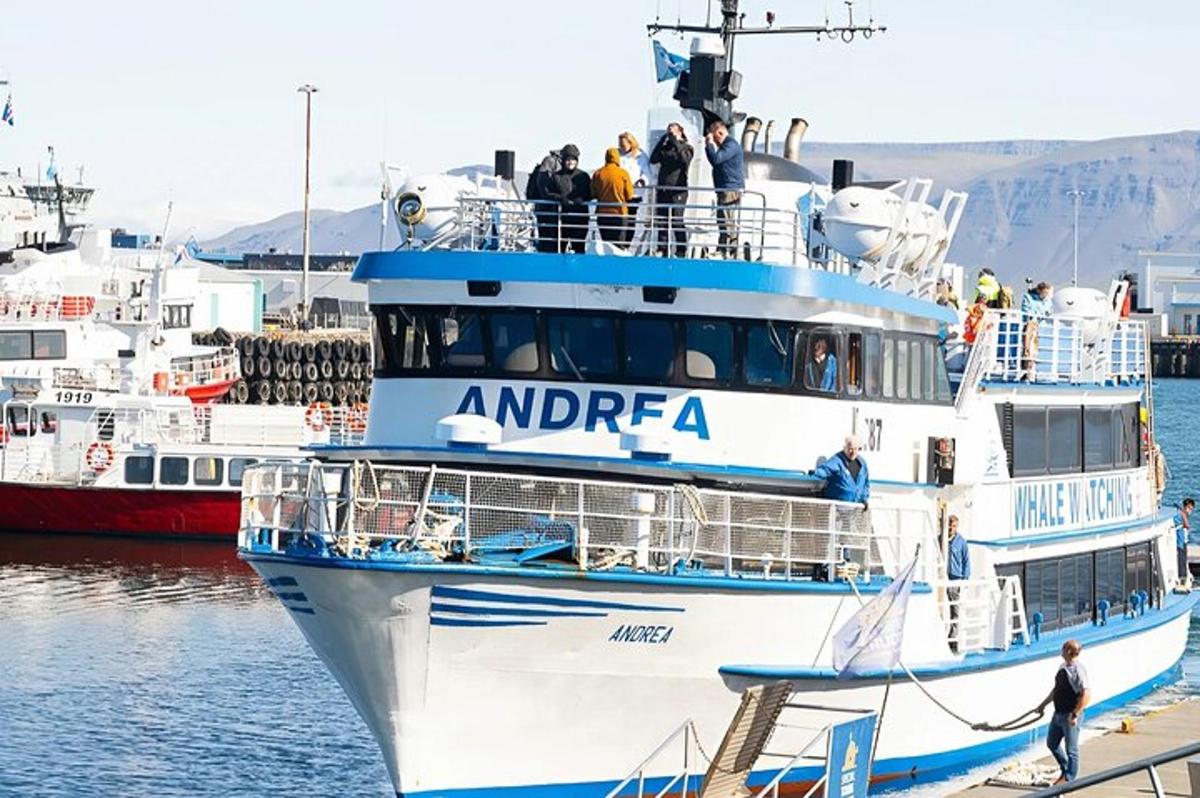 um grupo de pessoas em um barco na água