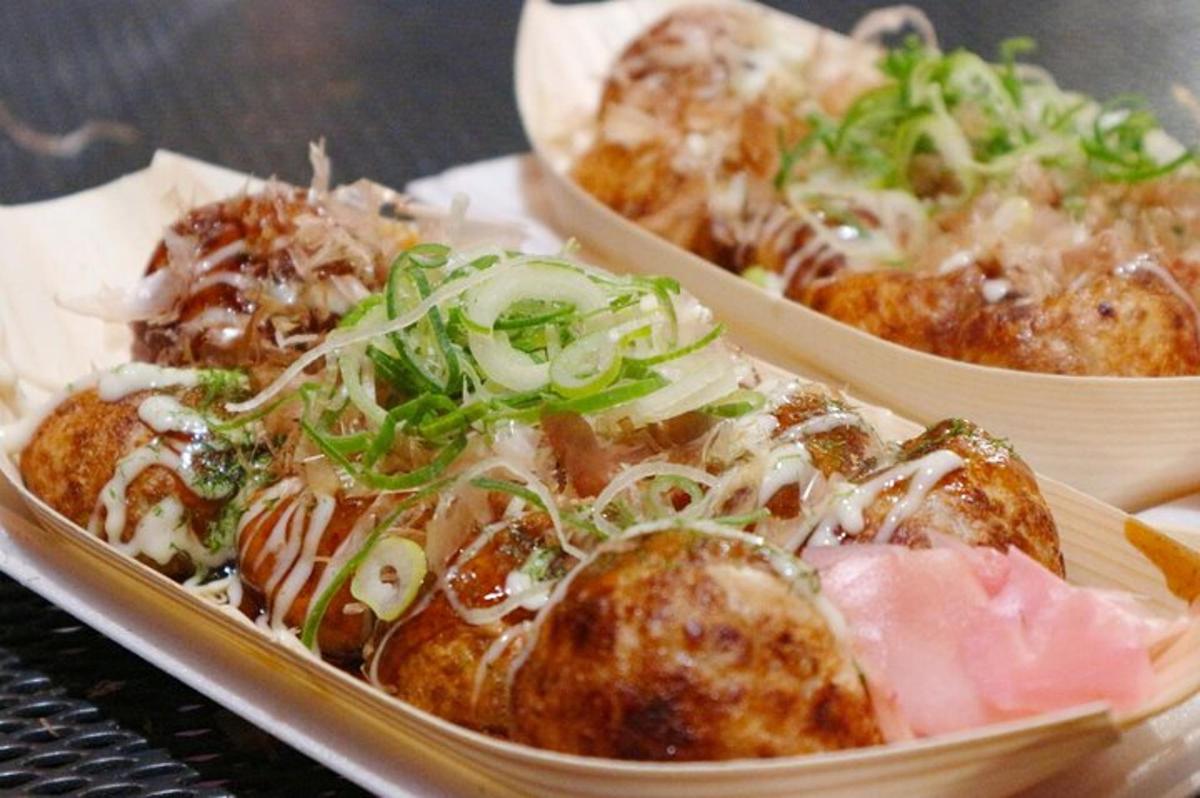 two dishes of food on a plate on a table