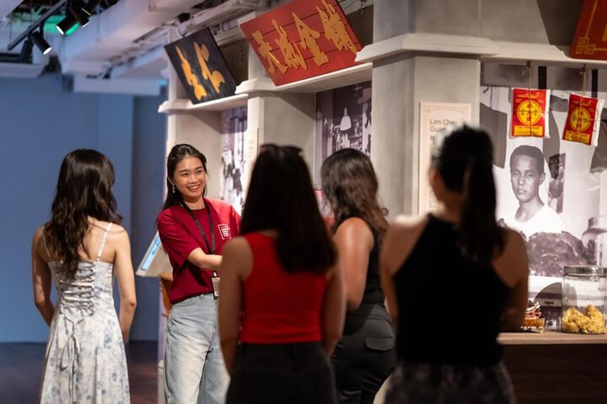 a group of women standing in a room