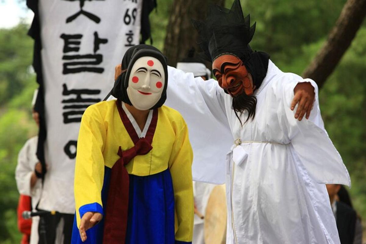 a couple of people dressed up in costumes
