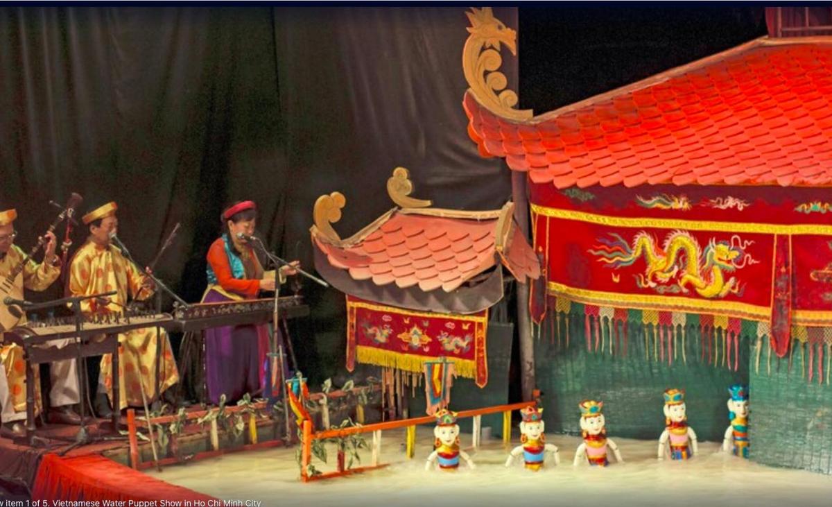 a group of people on a stage in a performance