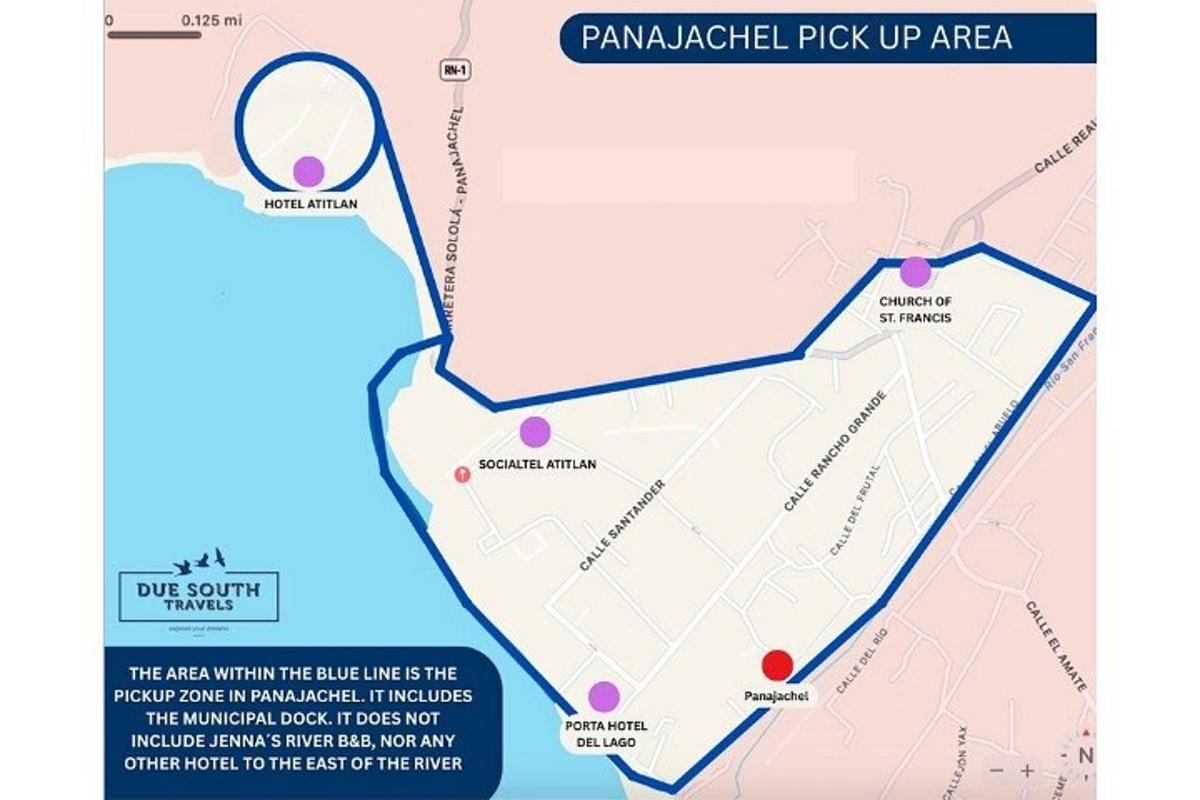 a map of the parkfield pick up area