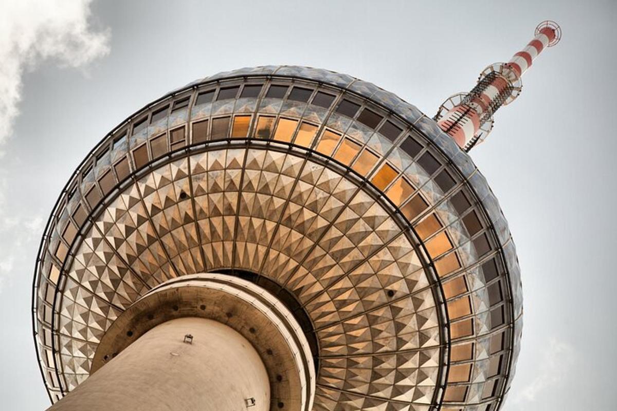 a tall building with a spiral
