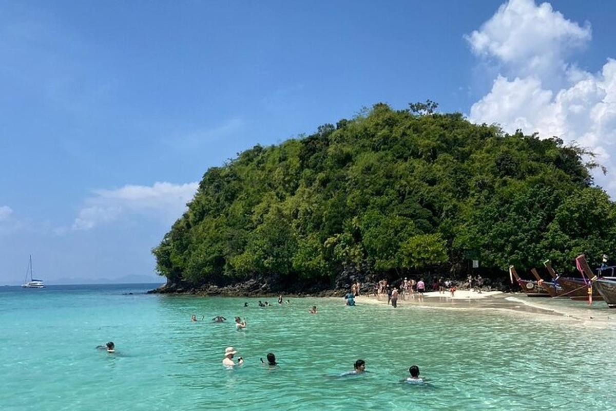 skupina ljudi v vodi na plaži