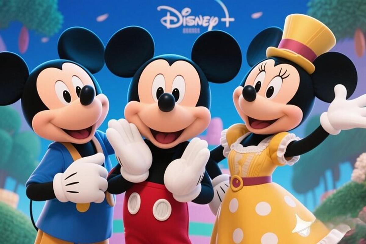 kartun mickey mouse dan tiga musketeers