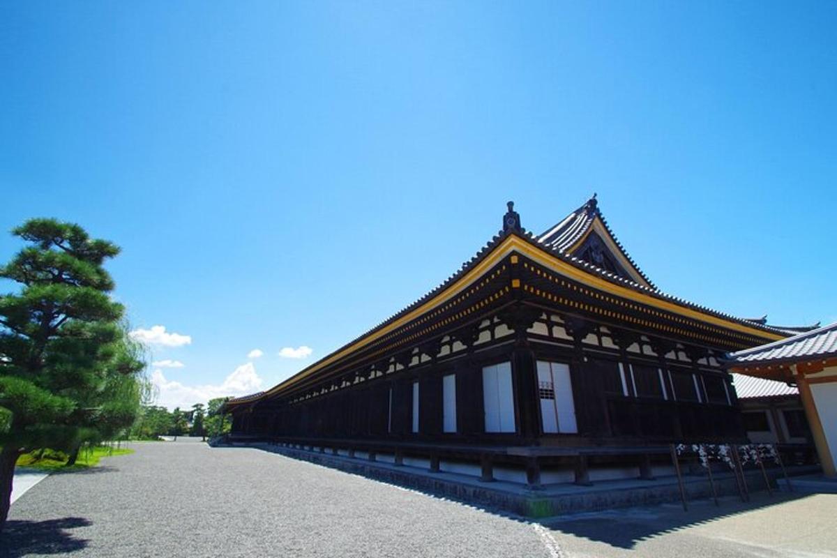 a building with a pagoda in a park