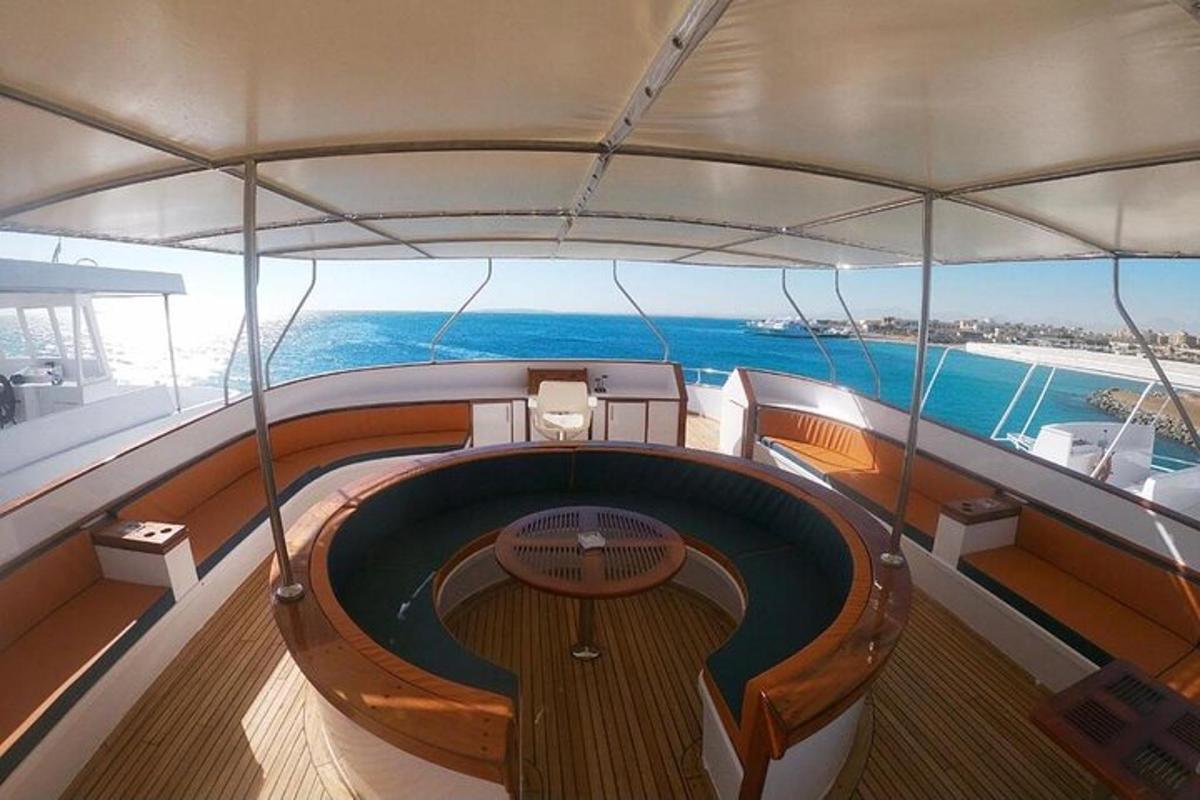 a view from the top of a boat