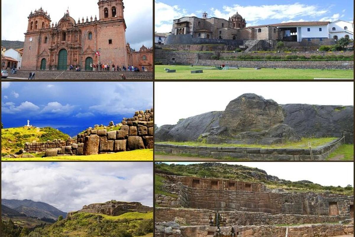 un collage di foto di castelli e palazzi