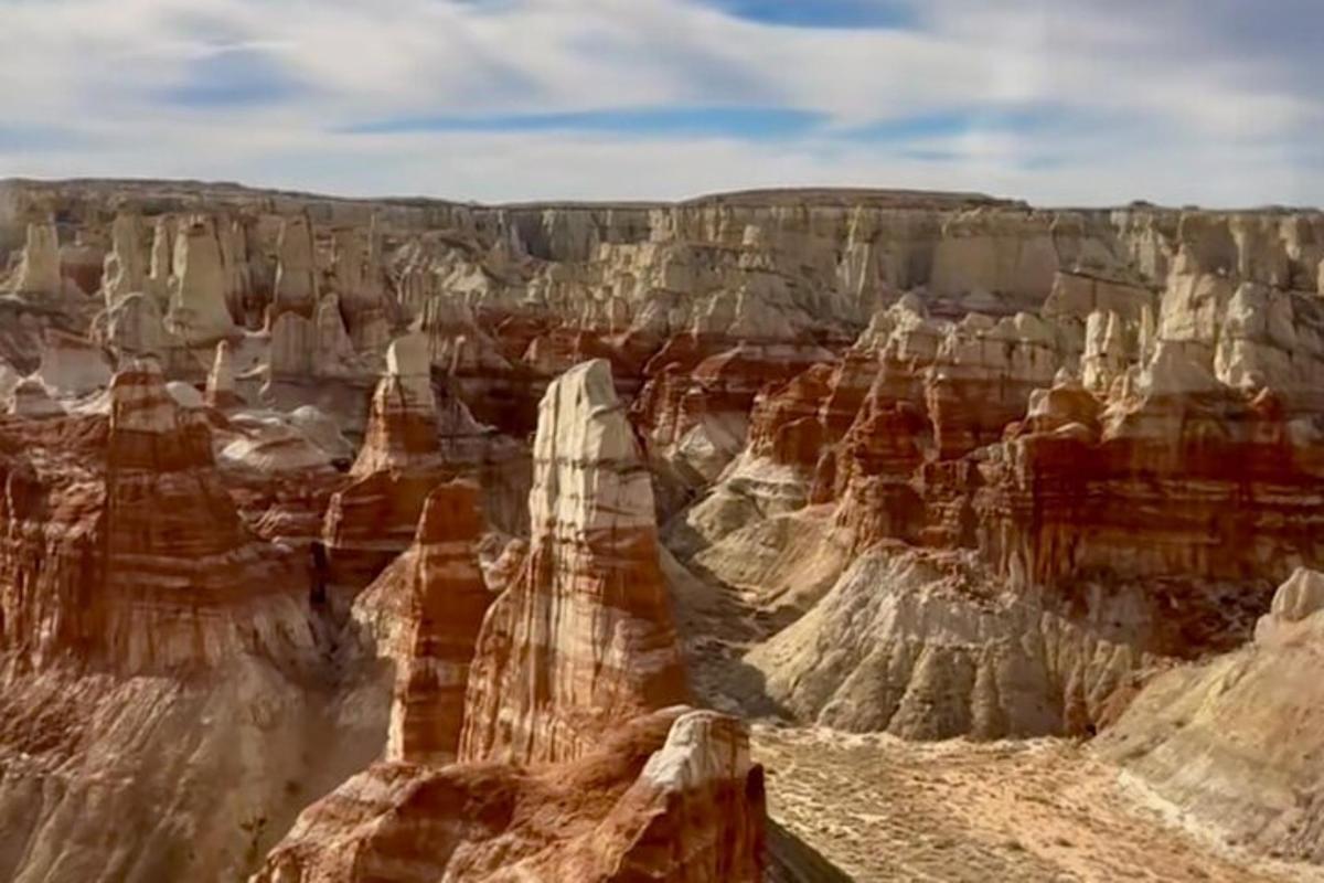 útsýni yfir Grand Canyon frá brúninni