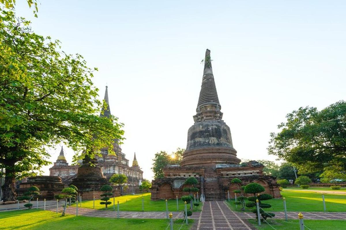 egy pagoda egy park közepén