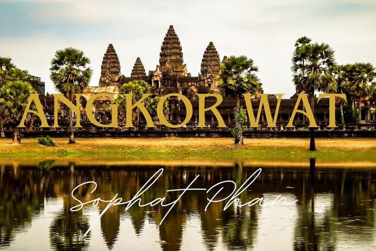 a view of angolan war sign in front of a temple