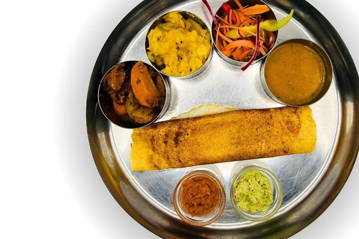 a plate of food with different types of food on it