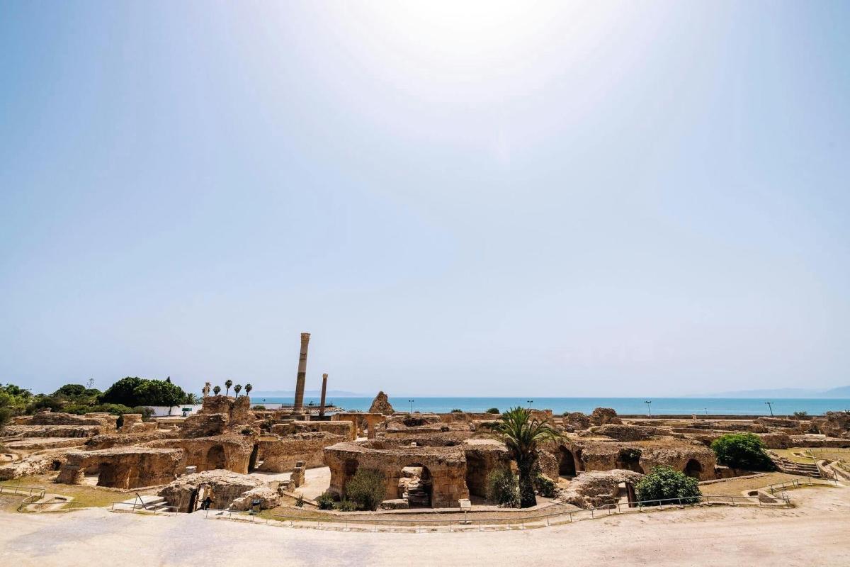 a view of the ruins of the ancient city