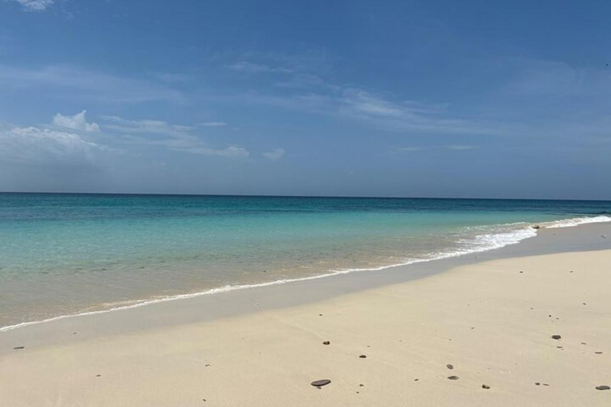 plaža s oceanom i nebom