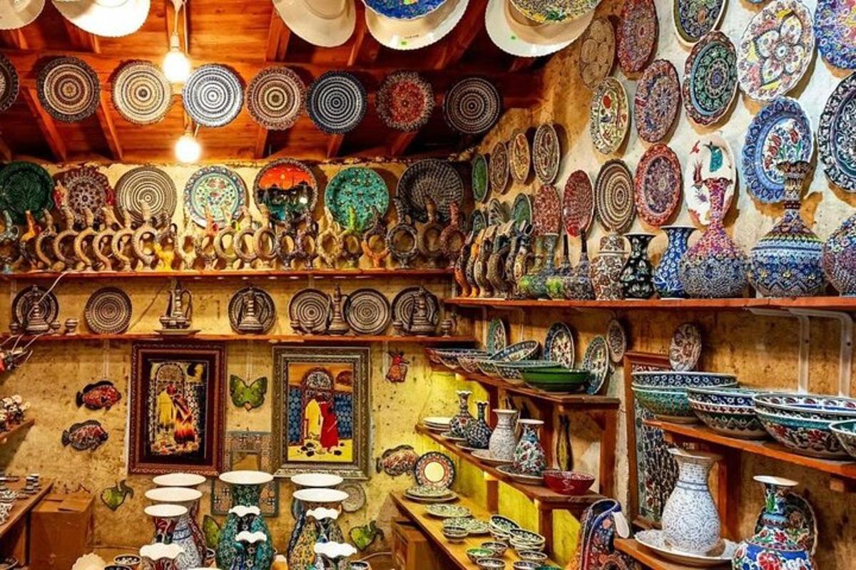 a store filled with lots of plates and bowls