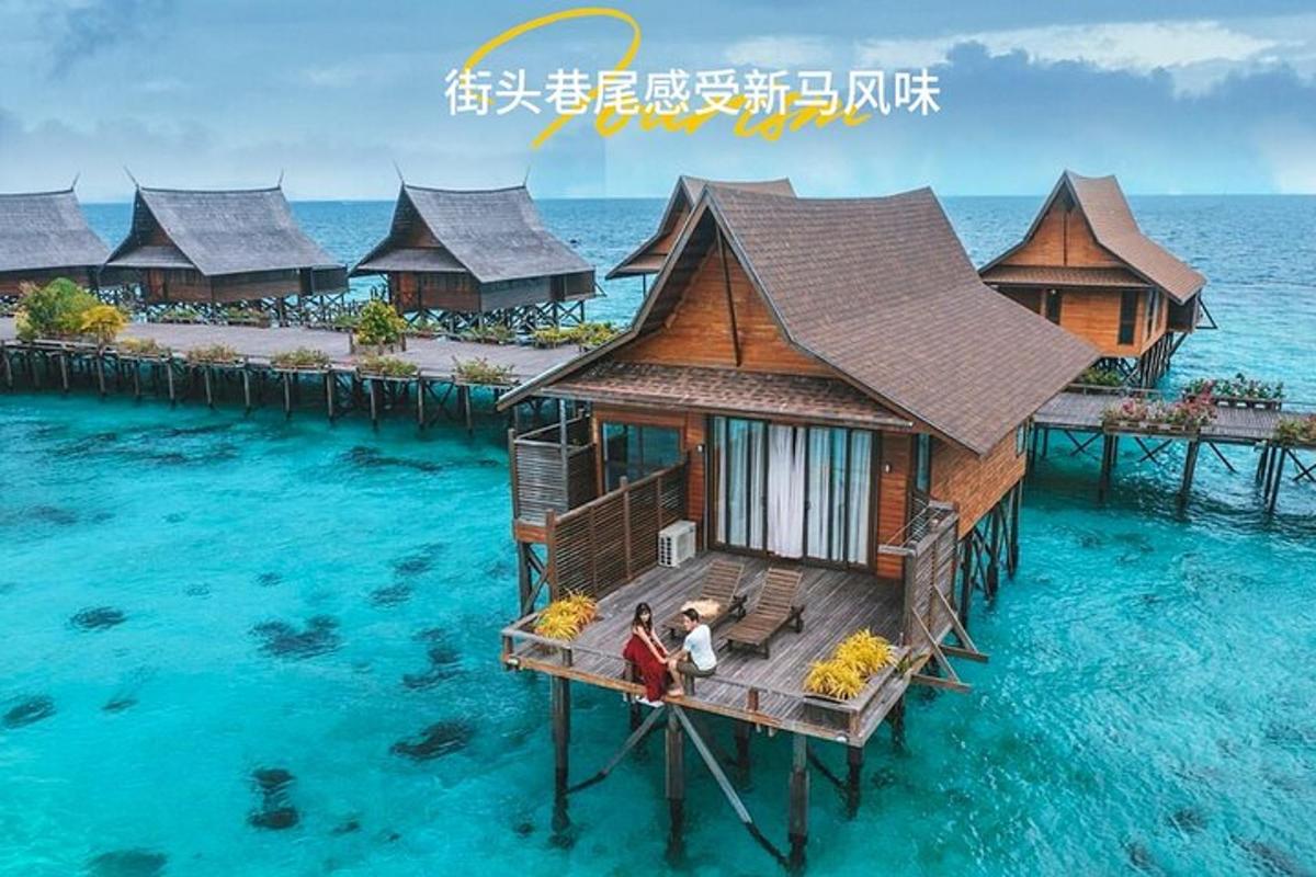 a house on the water in the middle of the ocean