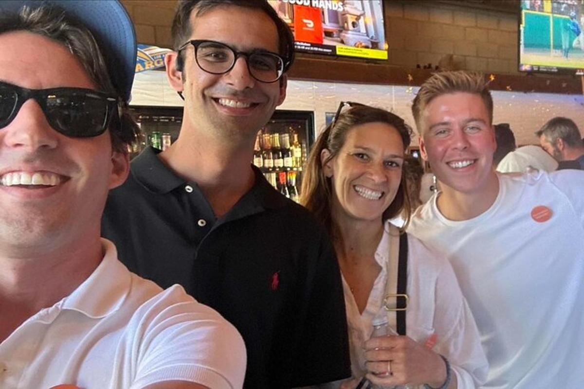 a group of people posing for a picture