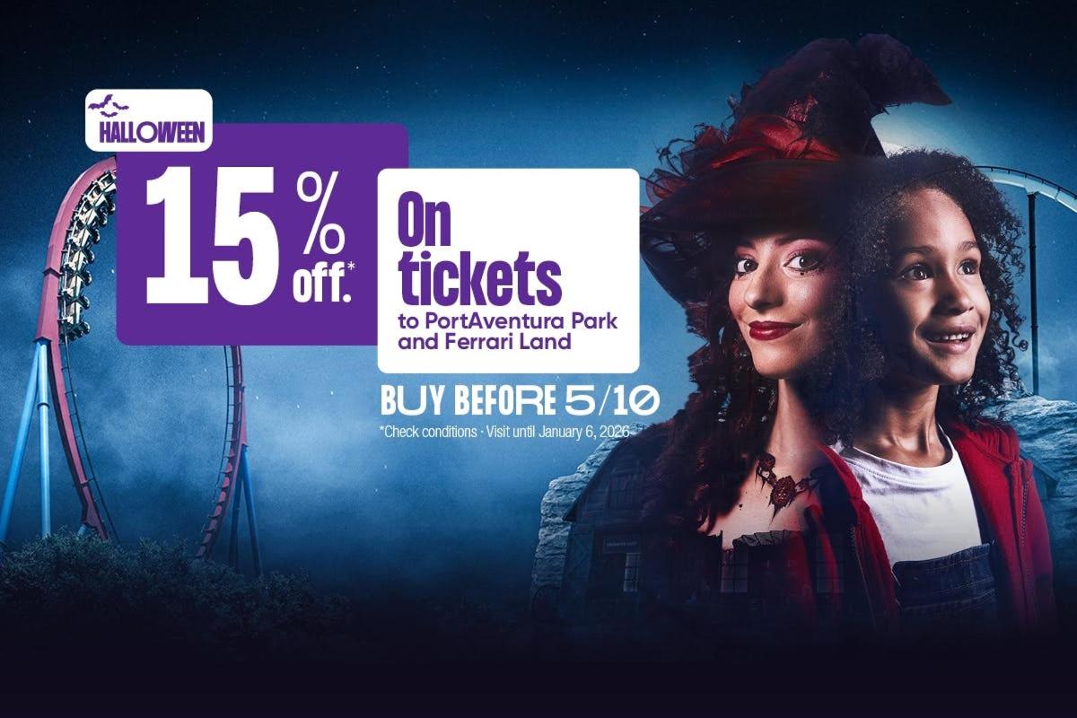 a poster of a woman standing next to a roller coaster