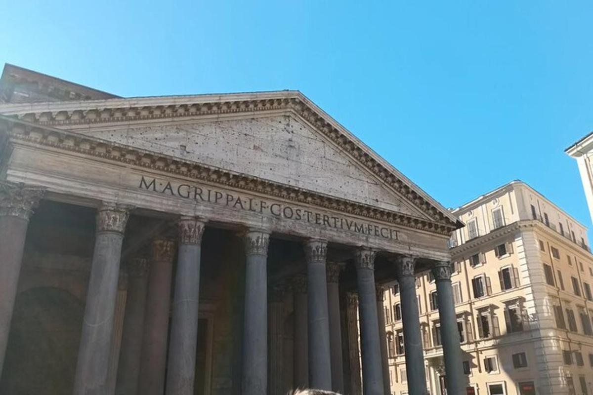 a large building in front of a building