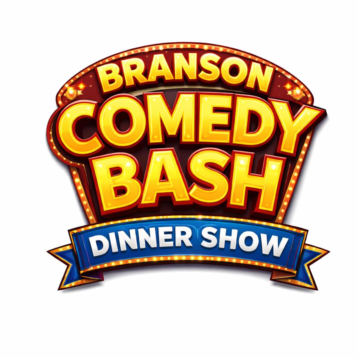 ein Schild für eine Barron Comedy Bash Dinnershow