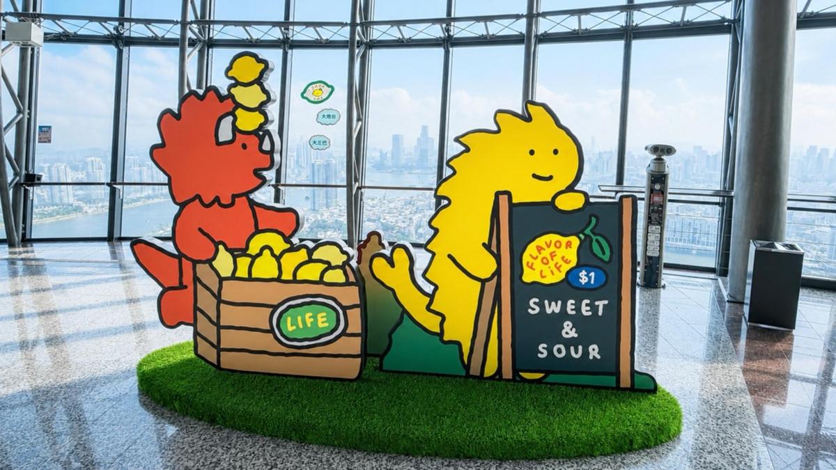a display of pokemon in the lobby of a building