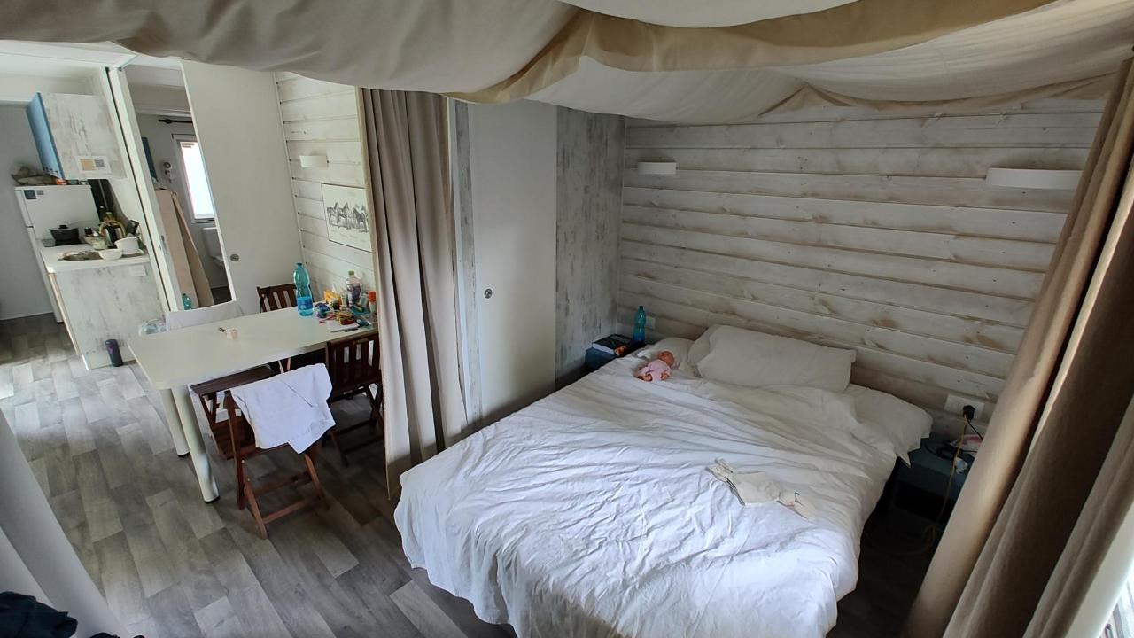 Letto o letti in una camera di Il Borgo delle Arti