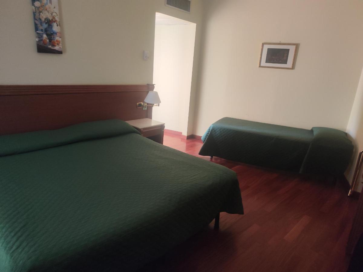Letto o letti in una camera di Hotel Erika