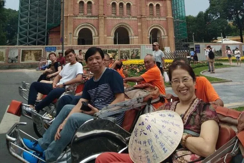 One hour cyclo tour around Saigon by Booking from 11 USD