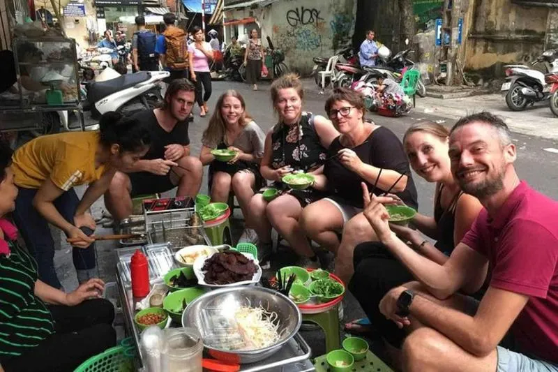 Featured tour with 16 reviews: Private Street Food Tour – Walking Hanoi Old Quarter