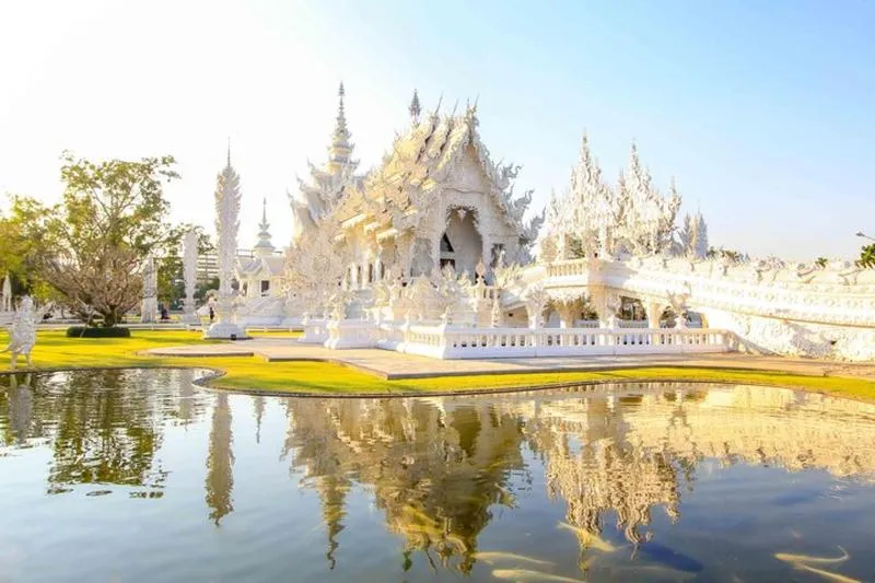 Duration range for White Temple from Chiang Rai from 2 hours to 13 hours Duration range for White Temple from Chiang Rai from 2 hours to 13 hours