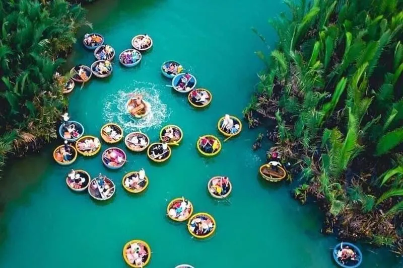 Hoi An Basket Boat Ride in Water Coconut Forest