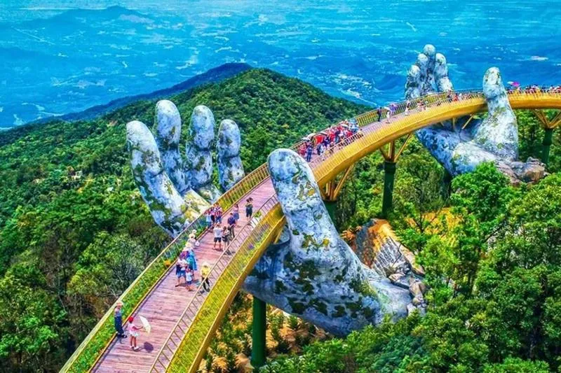 Luxury Tour: Hue To Hoi An By Private Car via Hai Van Pass, Golden Bridge, Marble Mountains