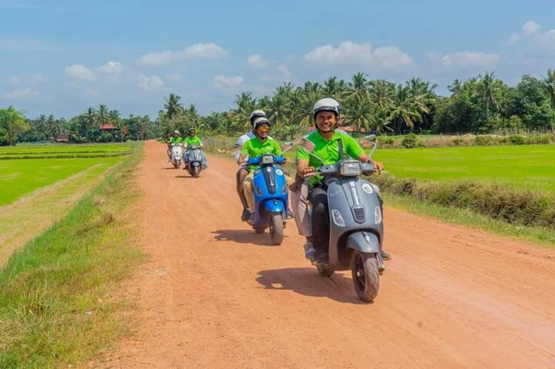 Siem Reap Countryside Vespa Tour / Tuk Tuk Available | Half-Day Trip 5h