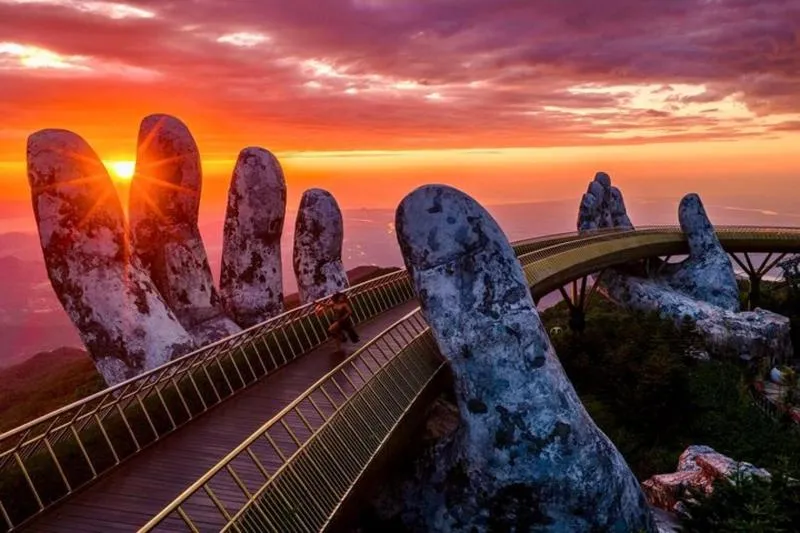 Da Nang private car: Golden Bridge, My Son & Marble Mountains | Half-Day Trip 5h